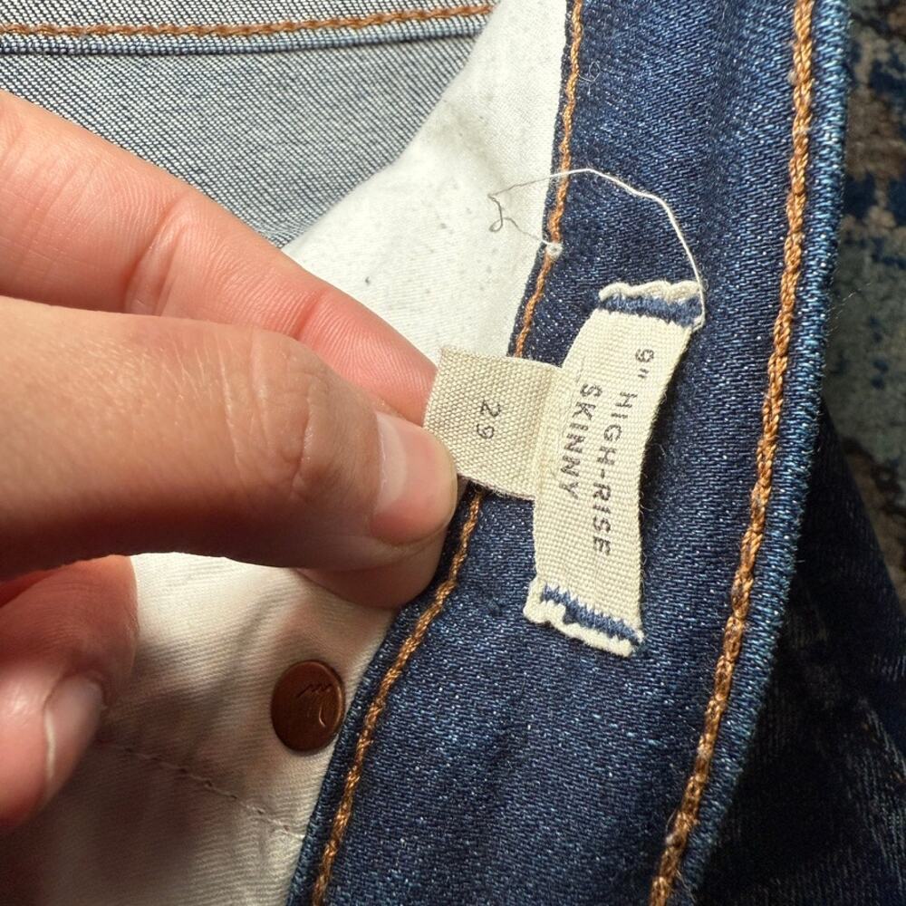 madewell high rise skinny jean 29 - Picture 4 of 6